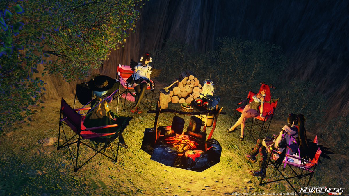 スペース出来たので天狗の井戸端会議してたの図 