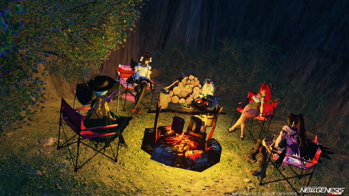 スペース出来たので天狗の井戸端会議してたの図 