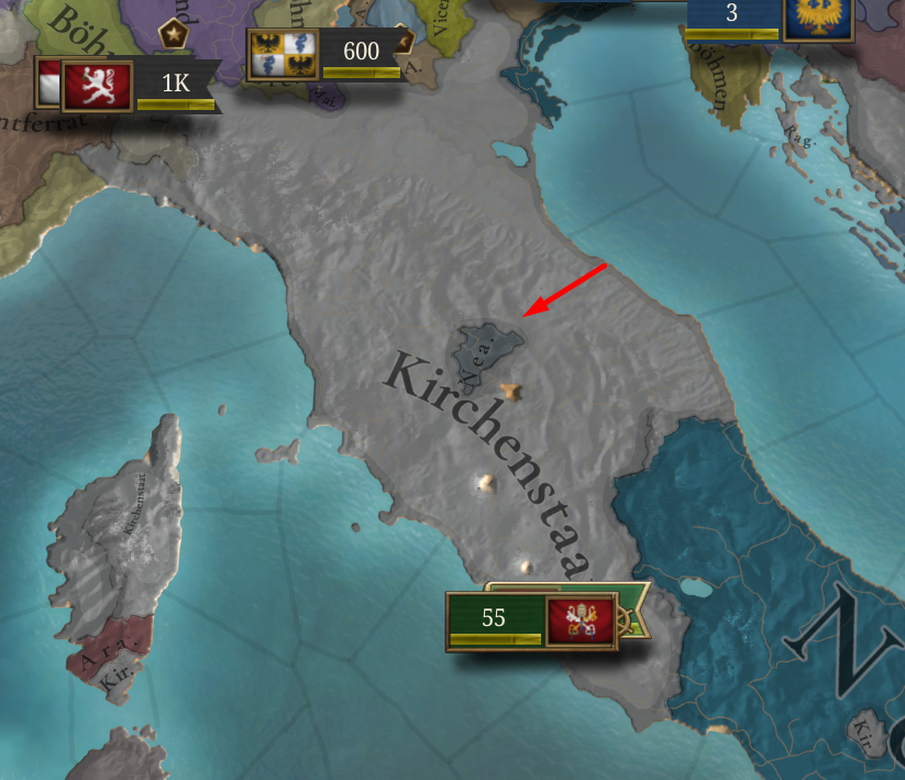 Norditalien ist komplett von den Römern besetzt.. ganz Norditalien.. Nein.. ein kleines Dorf mit Neapel als Verbündeter widersetzt sich! #eu5