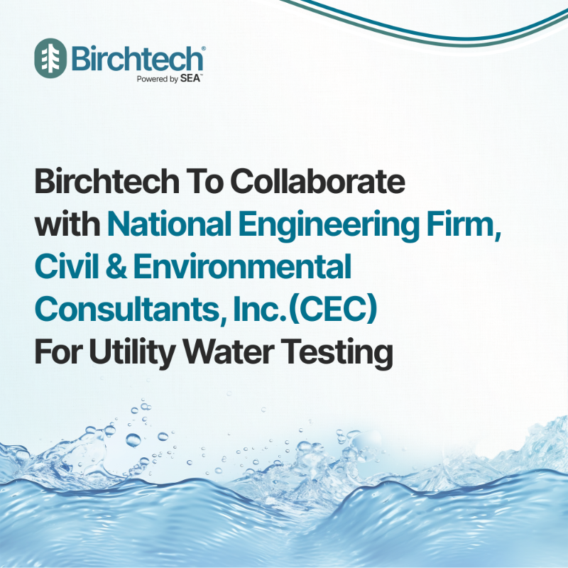 birchtechcorp's tweet photo. Birchtech and CEC join forces to deliver rapid small-scale column testing for water utilities.