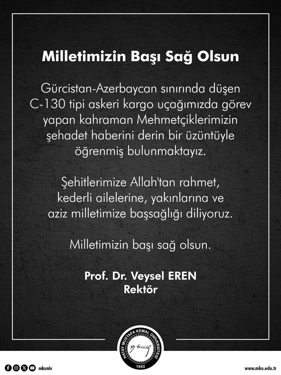 Hatay Mustafa Kemal Üniversitesi (@mkuniv) on Twitter photo 