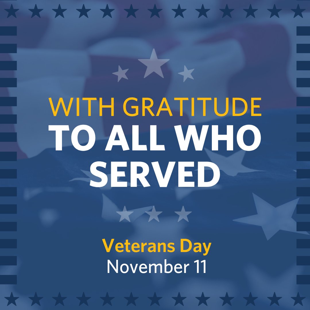 KIPP's tweet image. This #VeteransDay, we honor those who’ve served our country, including the veterans among our KIPP teachers, families, and alumni. Your dedication inspires our students to lead with courage and compassion every day.