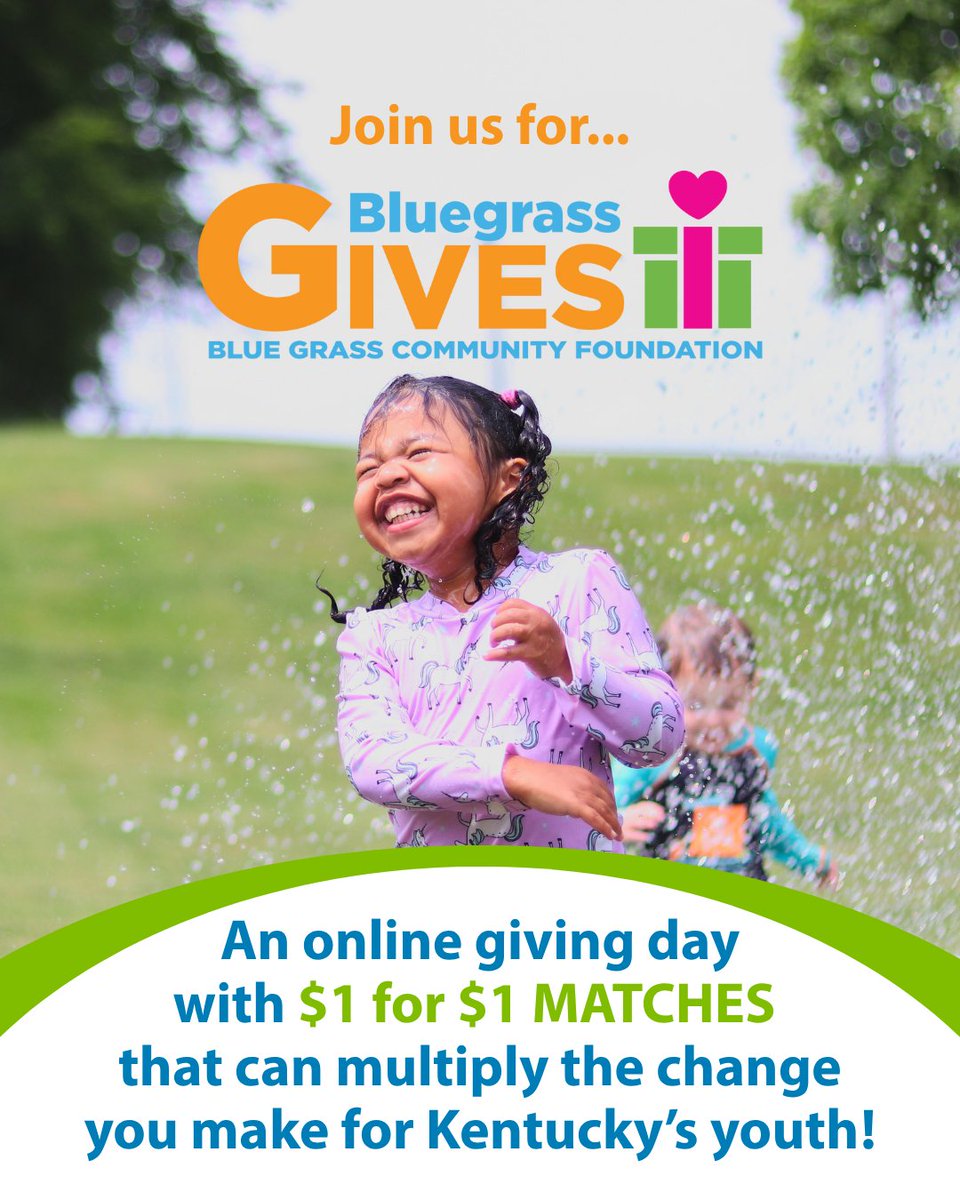 KYUMHCY's tweet photo. At Kentucky United Methodist Children's Homes, we see change happening every day. And it always starts with someone who has taken that step for Kentucky's youth and families. Join us for Bluegrass Gives to see your donation DOUBLE! Be the change you want to see. https://t.co/IWnzrlj1aA