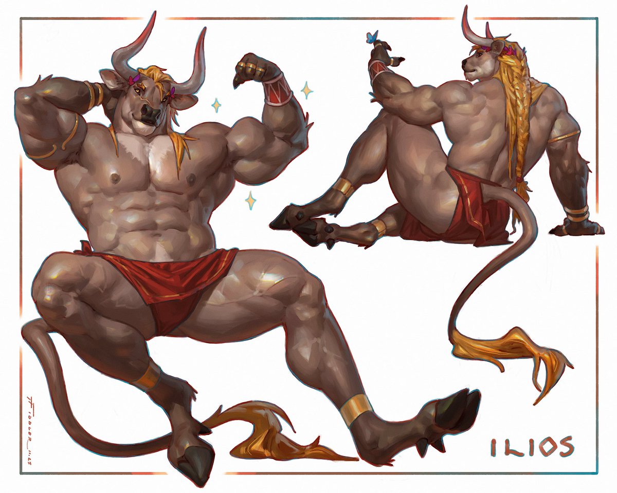 Commission form is now open! Will likely be taking 3 slots. Link to the form is in the comments 🐮✨👍