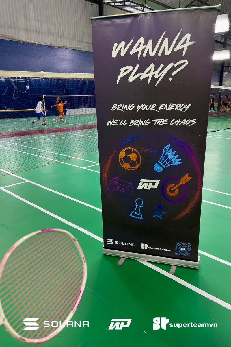 wannaplayglobal's tweet photo. The court quiets down, the rackets rest, but the standee stays.
Waiting for the next game, the next laugh, and the next Wanna Play moment.
#WannaPlay #BringMeChaos #Badminton #Community #SuperteamVN #Solana https://t.co/2DoLtBbJZd