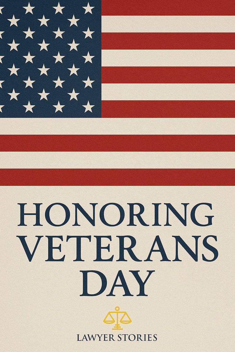 Honoring those who served. Thank you, veterans.🇺🇸⚖️
#lawyerstories #veterans #veteransday 
#lawyer #attorney