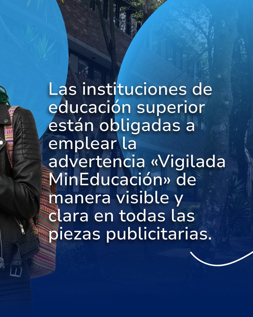 ESAPOficial's tweet photo. 📚✨ En la ESAP trabajamos con calidad, transparencia y compromiso con la formación en administración pública.
✅ Recuerda que nuestra institución está vigilada por el Ministerio de Educación Nacional, lo que garantiza que nuestros programas cumplen con los más altos estándares académicos.
👩‍🎓👨‍🎓 Estudia con confianza, tu futuro está en buenas manos.#PúblicaMenteIdentificados #IdentidadESAP
