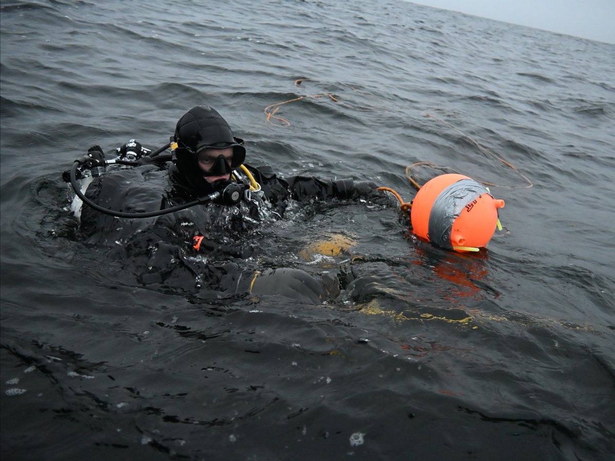 NATO_MARCOM's tweet image. During Finnish #HODOPS (Historical Ordnance Disposal Ops), 🇱🇹 Navy divers from #SNMCMG1 LVNS Virsaitis conducted undersea mine identification operations in the #BalticSea, near 🇫🇮  Hanko port. ⚓💥Their expertise and precision help ensure safer waters &amp;amp; strengthen cooperation