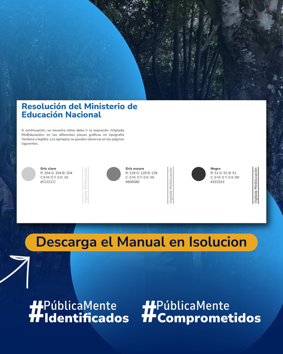 ESAPOficial's tweet photo. 📚✨ En la ESAP trabajamos con calidad, transparencia y compromiso con la formación en administración pública.
✅ Recuerda que nuestra institución está vigilada por el Ministerio de Educación Nacional, lo que garantiza que nuestros programas cumplen con los más altos estándares académicos.
👩‍🎓👨‍🎓 Estudia con confianza, tu futuro está en buenas manos.#PúblicaMenteIdentificados #IdentidadESAP