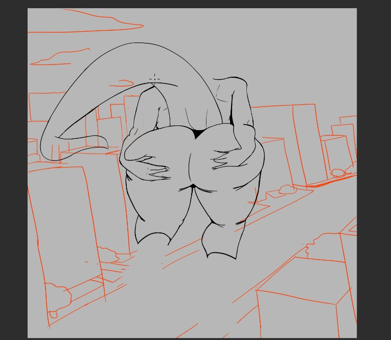 Restmic's tweet photo. a principio de año empece a aprender a dibujar porque queria hacer pequeños segmentos de animacion para mis videos, ahora a punto de terminar el año me encuentro haciendo mi primera comision nsfw de i wanni hug that gator, yo solo dire 
y wip de avance
comision para: anonimo https://t.co/E0VktyyHOg
