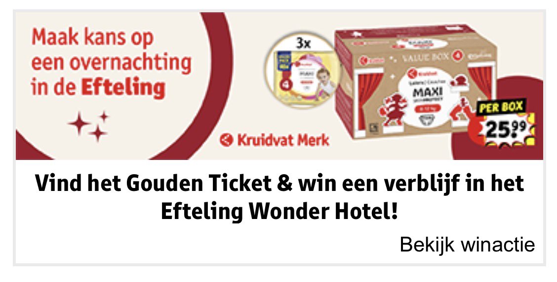 cindy_ve's tweet image. Voor de broek poepers onder ons #Kruidvat #Efteling 

kruidvat.nl/kruidvat-eftel…