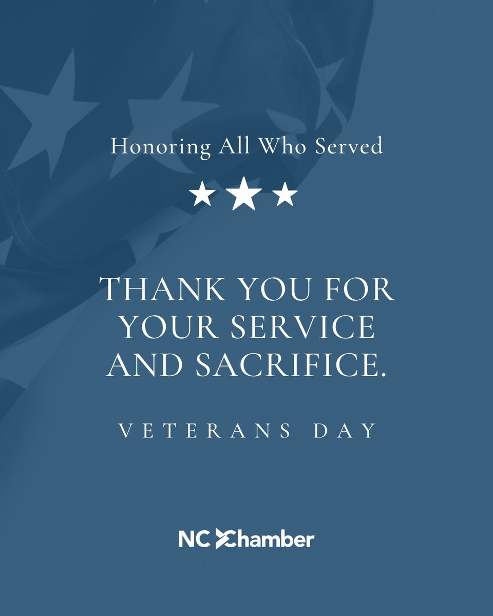Today, we pause to honor the courage and commitment of our nation’s veterans. Thank you for your service. #VeteransDay