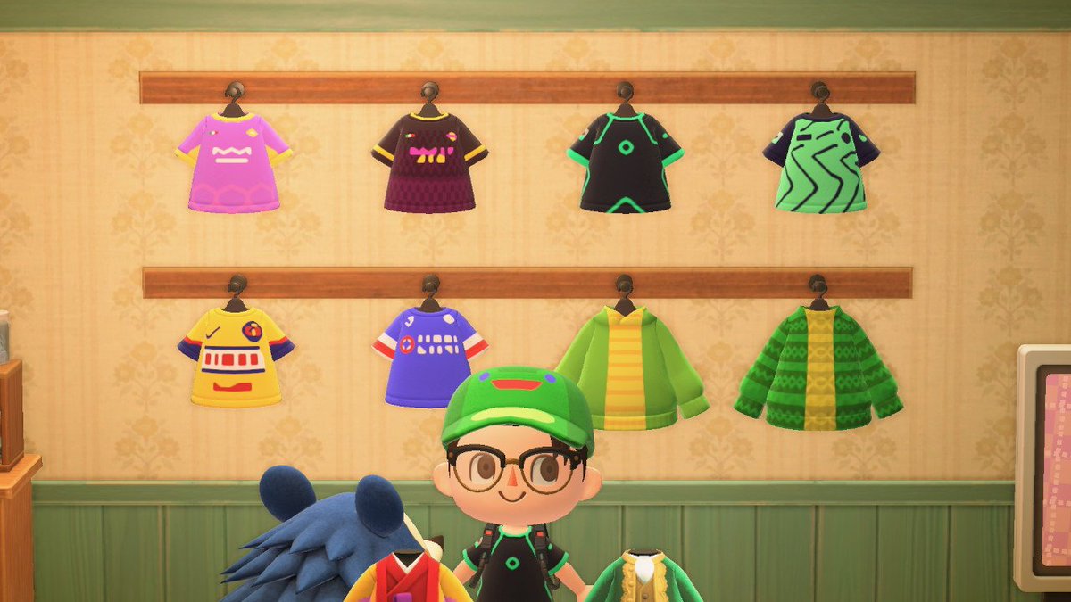 Hace poquito empecé a retomar un poco animal crossing, y me dieron ganas de recrear las jerseys que he diseñado para <a href="/CosmicHives/">Cosmic Hive</a> y <a href="/AstrosdeReset/">Astros de Reset</a> :))