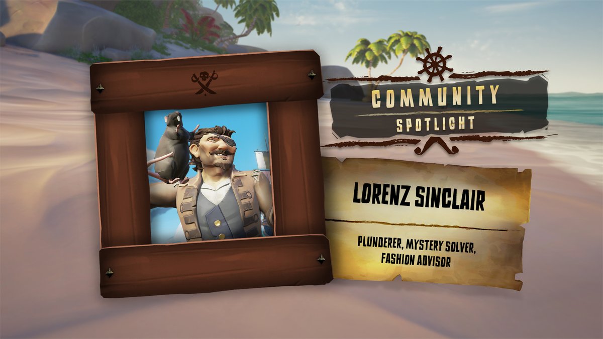 He's one of the most recognisable pirates on the social seas, and our Community Spotlight has finally caught the trim 'tache of <a href="/Lorenz_Sinclair/">Lorenz Sinclair 🐀</a> in its glare! Learn more about this rat-fan fashionista using the algorithm dodging link we smuggled into the replies.