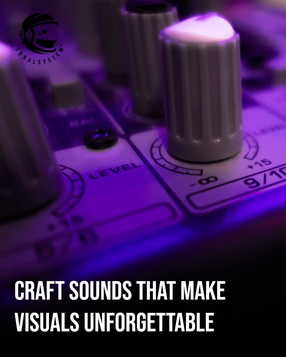 SonalSystem's tweet image. Custom audio transforms visuals into unforgettable experiences. Follow our guide to craft unique soundscapes with precision. Sounds designed by industry pros who know what it takes to inspire.
