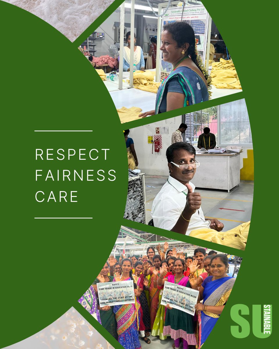 Our factories are not only #Fairtrade certified, but have also signed the Koolskools #Ethical Trading Pledge:
✨Paid 25% + above minimum wage
✨Decent health and safety environment
✨No child labour, no forced overtime
Every product is born from respect, fairness, and care.💚