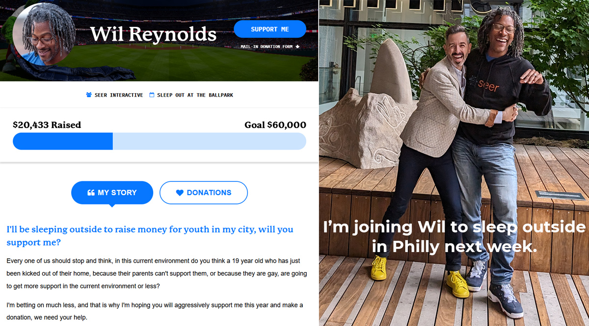 DONATE here: sleepout.org/participants/6…

Next week, I'm chipping in $6,500 and sleeping outside in the freezing Philly cold w <a href="/wilreynolds/">Wil Reynolds</a>, not b/c I want to (dear god I am not built for sleeping outside in a cardboard box 😅🥶), but b/c it's important.

Would 💗 your support