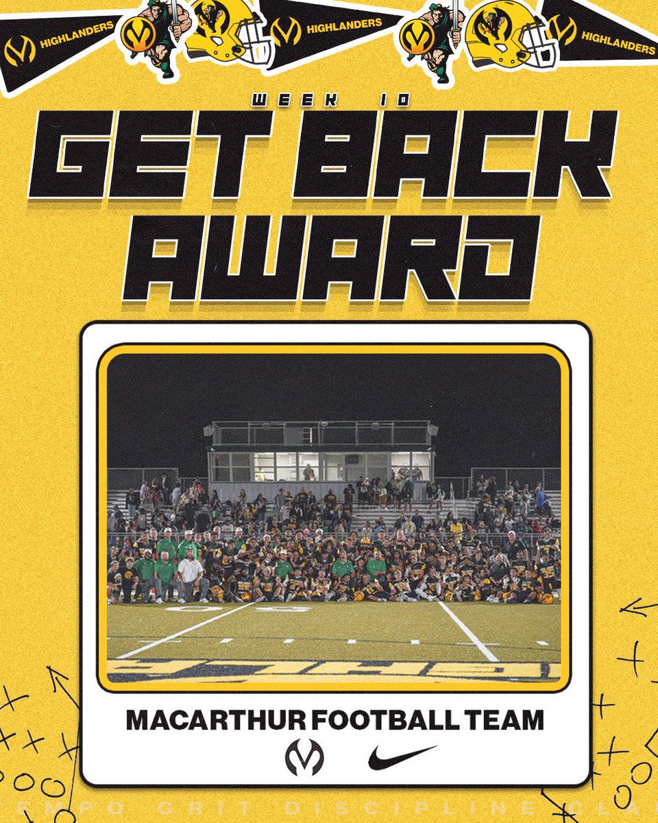 MacArthur Football tweet media