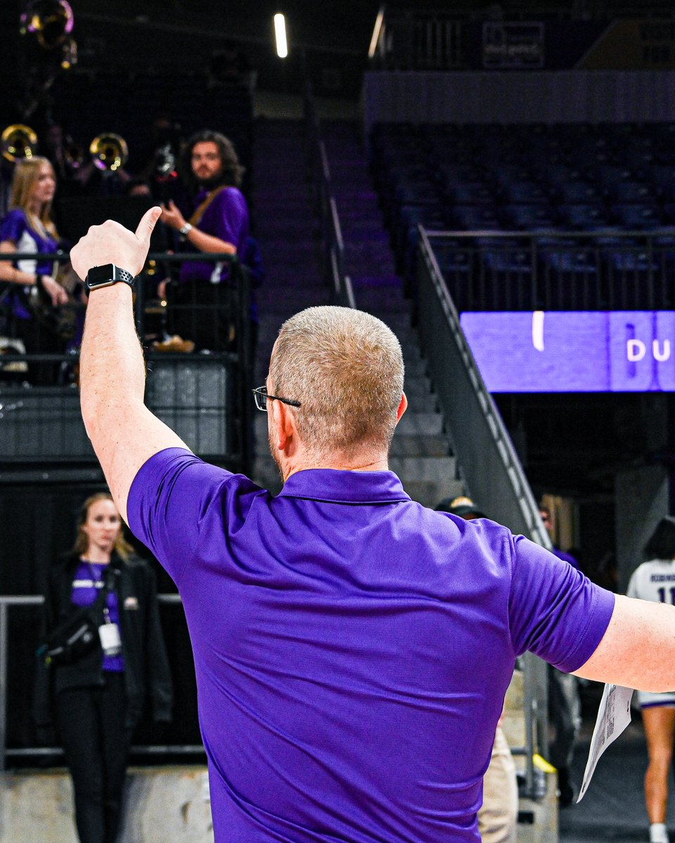 JMUWBasketball's tweet photo. To the @TheJMUPepBand and fans - let's keep it rolling 🛞

#GoDukes https://t.co/MNtPDVfZYn