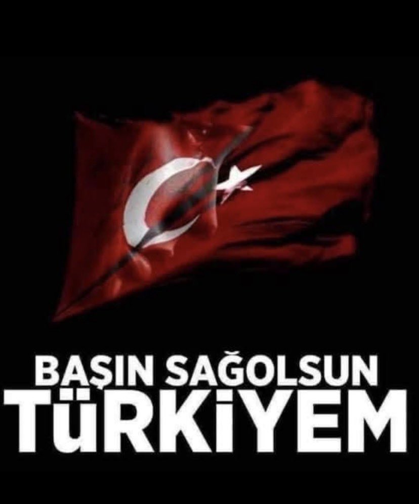 Yine  ateş düştü milletimizin can evine yine ciğerlerimiz yandı. Başın sağolsun Türkiye 'm 🇹🇷