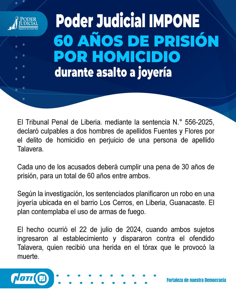 PoderJudicialCR's tweet image. #PJInforma