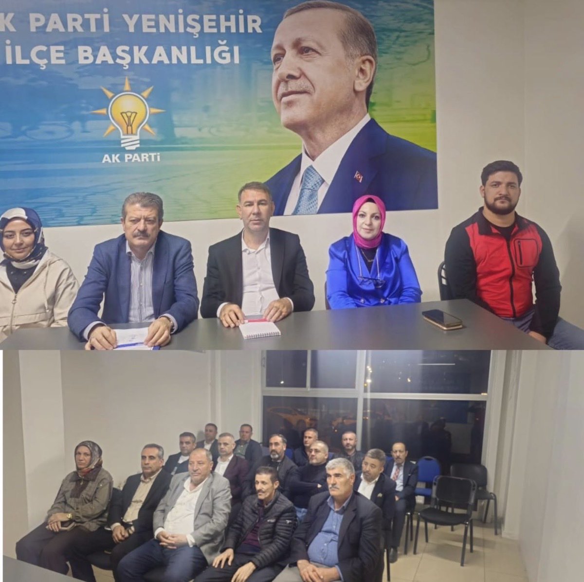 Yenişehir ilçe teşkilatımızın haftalık olağan toplantısına ilçe koordinatörümüz ⁦<a href="/btlknpk/">Betül Hamzaoğulları Kanpak</a>⁩ ile katılım sağladık.⁦<a href="/karahanender1/">Ender KARAHAN</a>⁩ ⁦<a href="/omer_iler/">Ömer İler</a>⁩ ⁦<a href="/AvukatErsanAksu/">Ersan AKSU🇹🇷</a>⁩ ⁦<a href="/hakanaksu058/">Hakan AKSU 🇹🇷</a>⁩ ⁦<a href="/abuyukgumus/">Ahmet Büyükgümüş</a>⁩