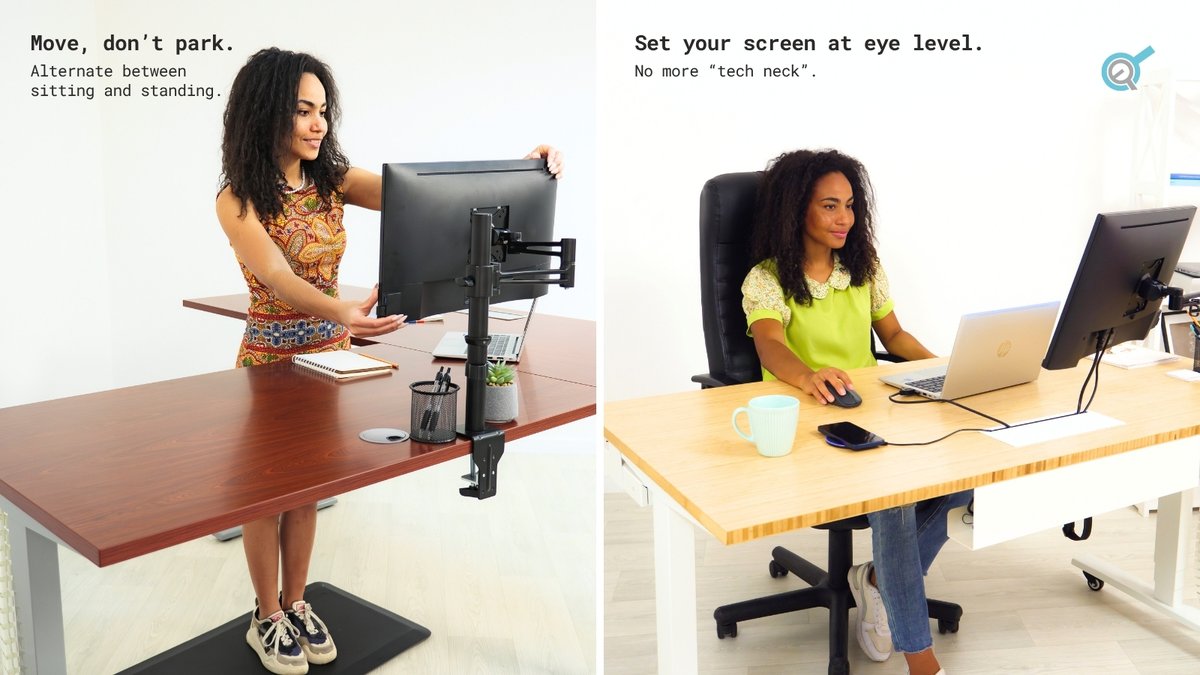 ProgressiveDesk's tweet image. Bad posture? We’ve all been there 😅
Fix it with these 3 easy tips 👇
1️⃣ Move often — switch between sitting &amp;amp; standing.
2️⃣ Screen at eye level (no more tech neck).
3️⃣ Upgrade your setup — standing desk 
bit.ly/4qEgLBj
#ProgressiveDesk #WorkSmarter #PostureTips