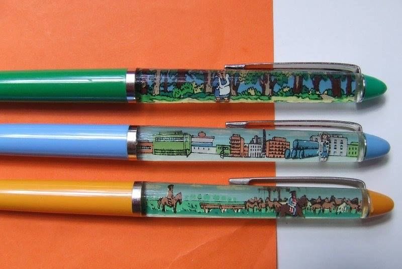 Ustedes son muy jóvenes pero antes nos retaban porque nos distraíamos en clase jugando con estas lapiceras