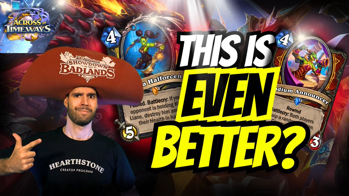 🗡️🔥 Fyrakk Garona Rogue is reking Top Legend! 💥 It’s still under the radar, but players are crushing Top 100 with it. If piloted well, it can hit easy legend in Hearthstone!
 💬 Do you think Fyrakk Garona Rogue is top tier like this?
 Full guide 👉 youtu.be/GrbULZA9y8M