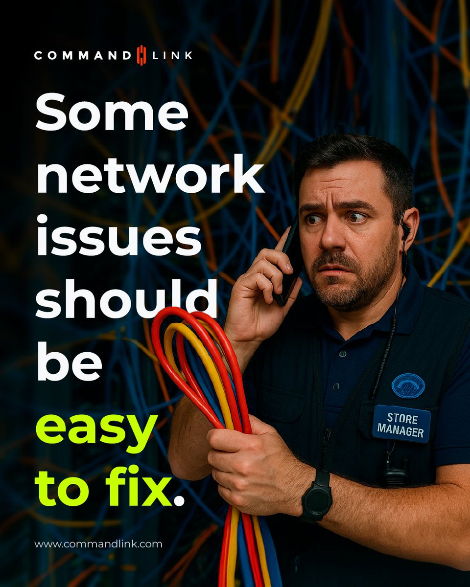 CommandLink's tweet image. Situation: IT isn’t on-site to run a reboot, so Gary the store manager gets to be a hero again. Sadly, he unplugs the wrong box. Again. 

Now IT has a bigger problem to deal with...again.

Has this ever happened to you? Share a horror story.

Turns out, 30% of network incident…