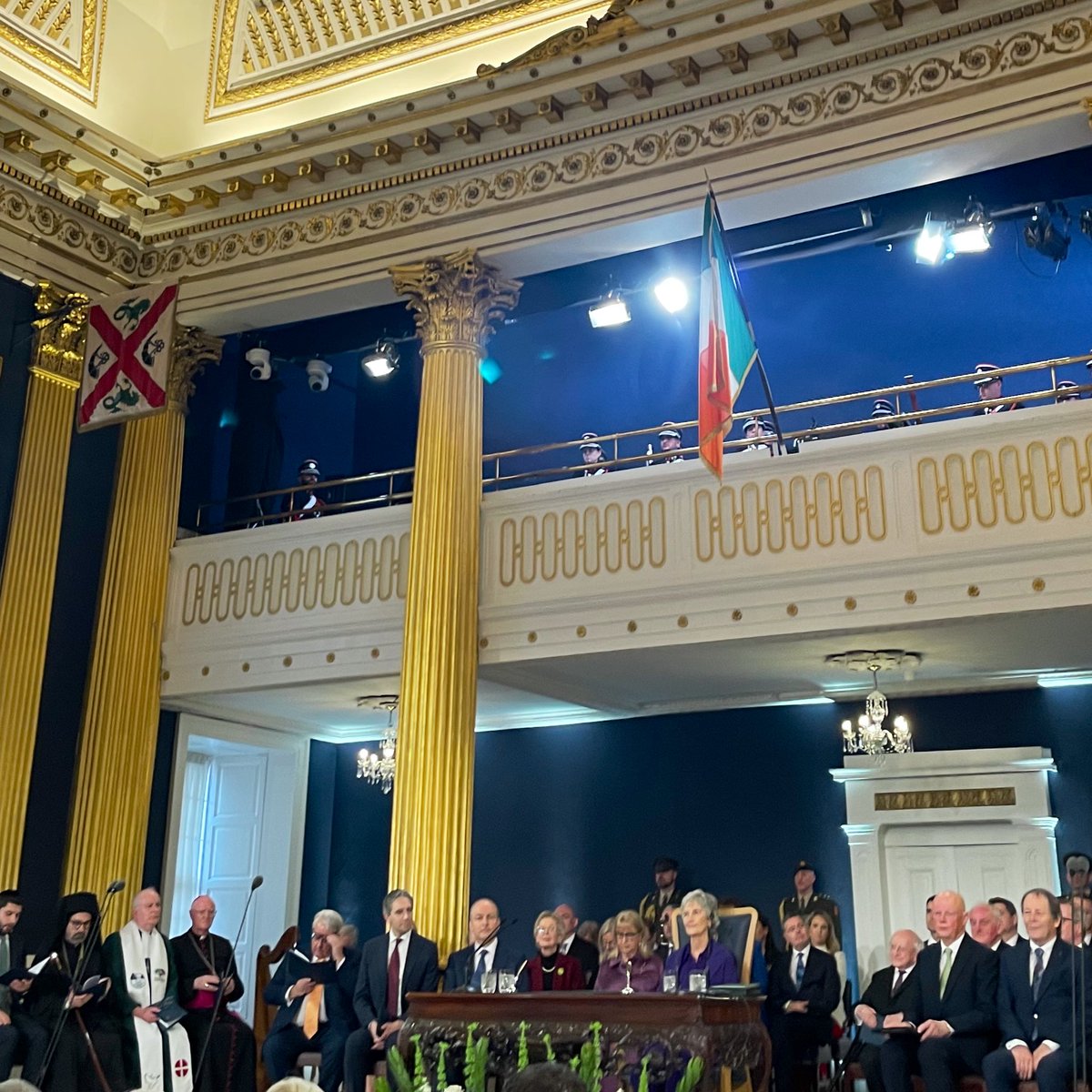 Lovely to attend the inauguration ceremony today in Dublin Castle with other members of the Oireachtas.

Congratulations to Uachtarán Catherine Connolly and thank you to Michael D Higgins and Sabina for 14 incredible years.