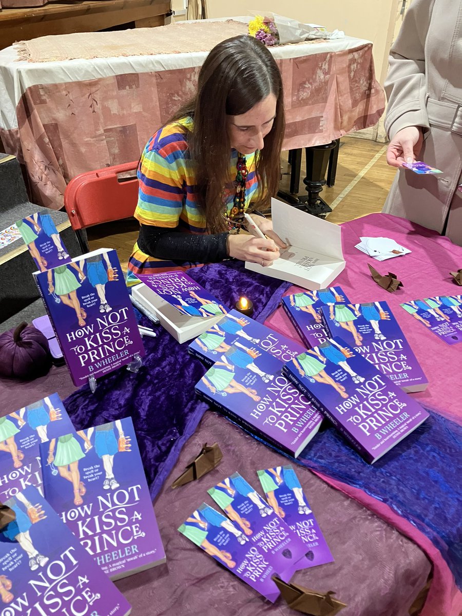 As requested, some photos from my book launch last night. People came, I did a reading, Q&amp;A, sales &amp; signings. There were origami rats. I had fun!