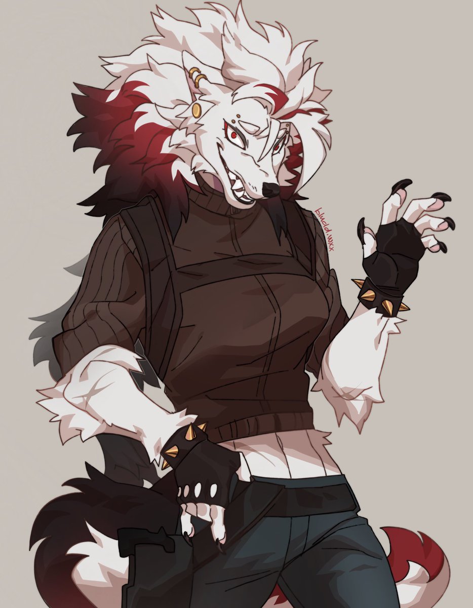 A little attention for my wolf oc🐺🤍