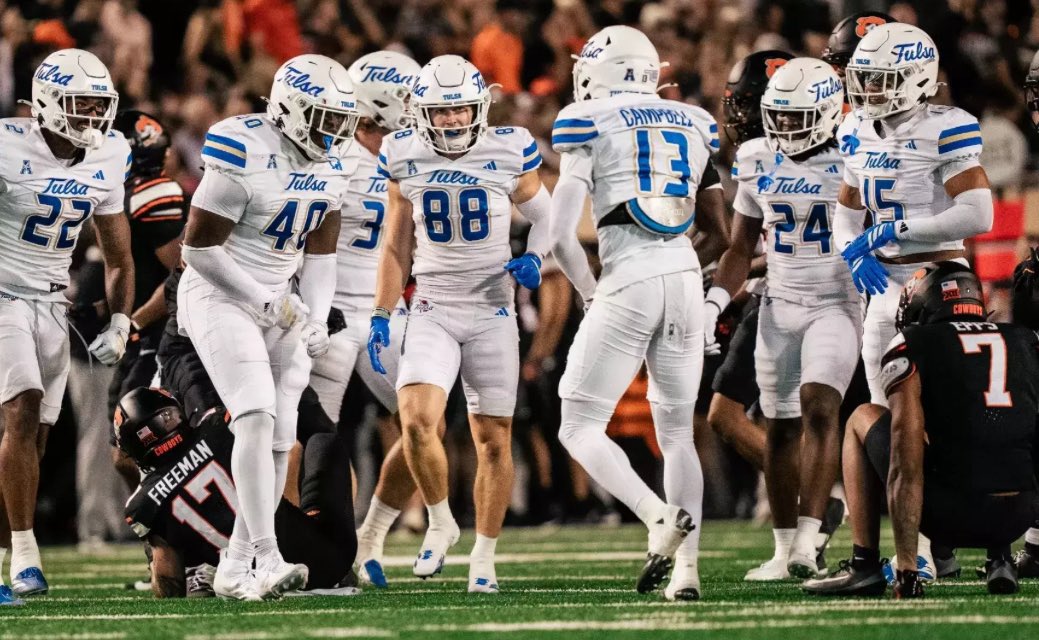 I’ll be at the hometown team <a href="/TulsaFootball/">Tulsa Football</a> this weekend!!🌀🌀 
<a href="/AndrewLee_CFB/">Andrew Lee</a> <a href="/Coltonts12/">Colton Shirley</a> <a href="/Switz/">Ryan Switzer</a> <a href="/DFranks24/">Dominique Franks</a> <a href="/ReardonCoach/">Josh Reardon</a> <a href="/jakerando04/">Jake Rand</a> <a href="/CoachTreLamb9/">Tre Lamb</a> <a href="/PrepRedzoneOK/">Prep Redzone Oklahoma</a> <a href="/PrepRedzone/">Prep Redzone 🏈</a>