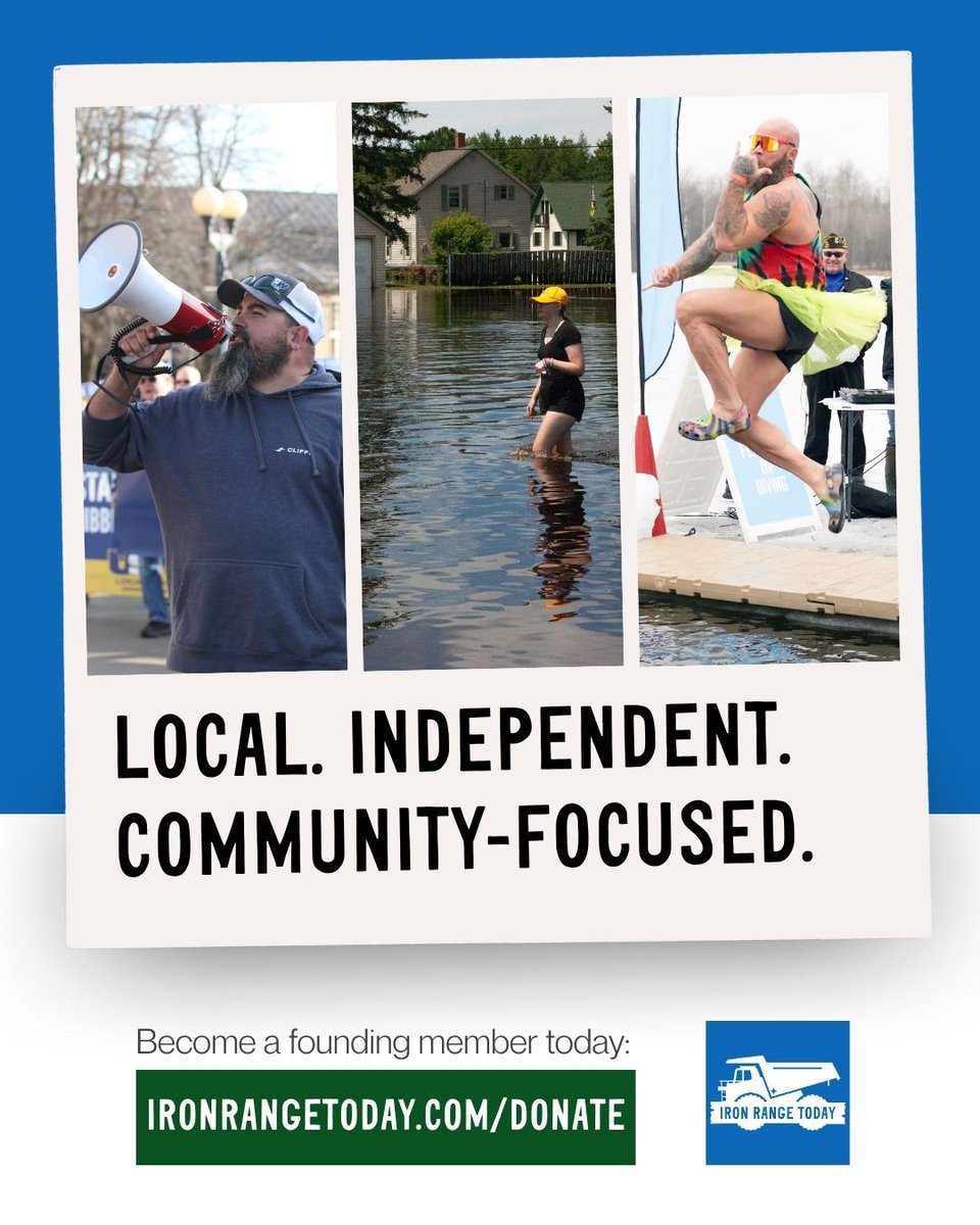 IronRangeToday's tweet photo. It's a big day for Iron Range Today. Our fundraising effort is now LIVE! And there's a few swag items open for a limited time during this Founding Member drive. We'd greatly appreciate your support of Iron Range Today, and local news. 

Contribute here: https://t.co/WheTatlQ9y https://t.co/e9Z5VjfRbz