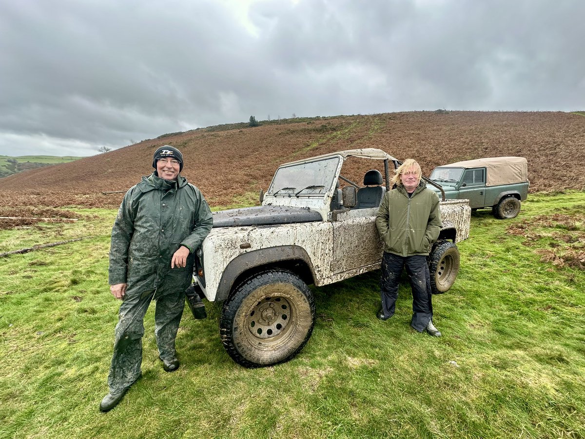 elecclassiccars's tweet photo. You know it’s a good day off-road testing an electric Land Rover when the inside gets as dirty as the outside. 😆😉👍 #electriclandrover #landroverdefender #electricdefender https://t.co/7JRaVWgVaR
