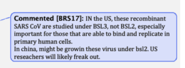 The new evidence also shows Baric gave a presentation to the ODNI in January 2020 stating COVID may have emerged from a lab. Baric said the Wuhan Institute of Virology worked on thousands of coronaviruses at a low biosafety level.

What Baric omitted: He had submitted a grant