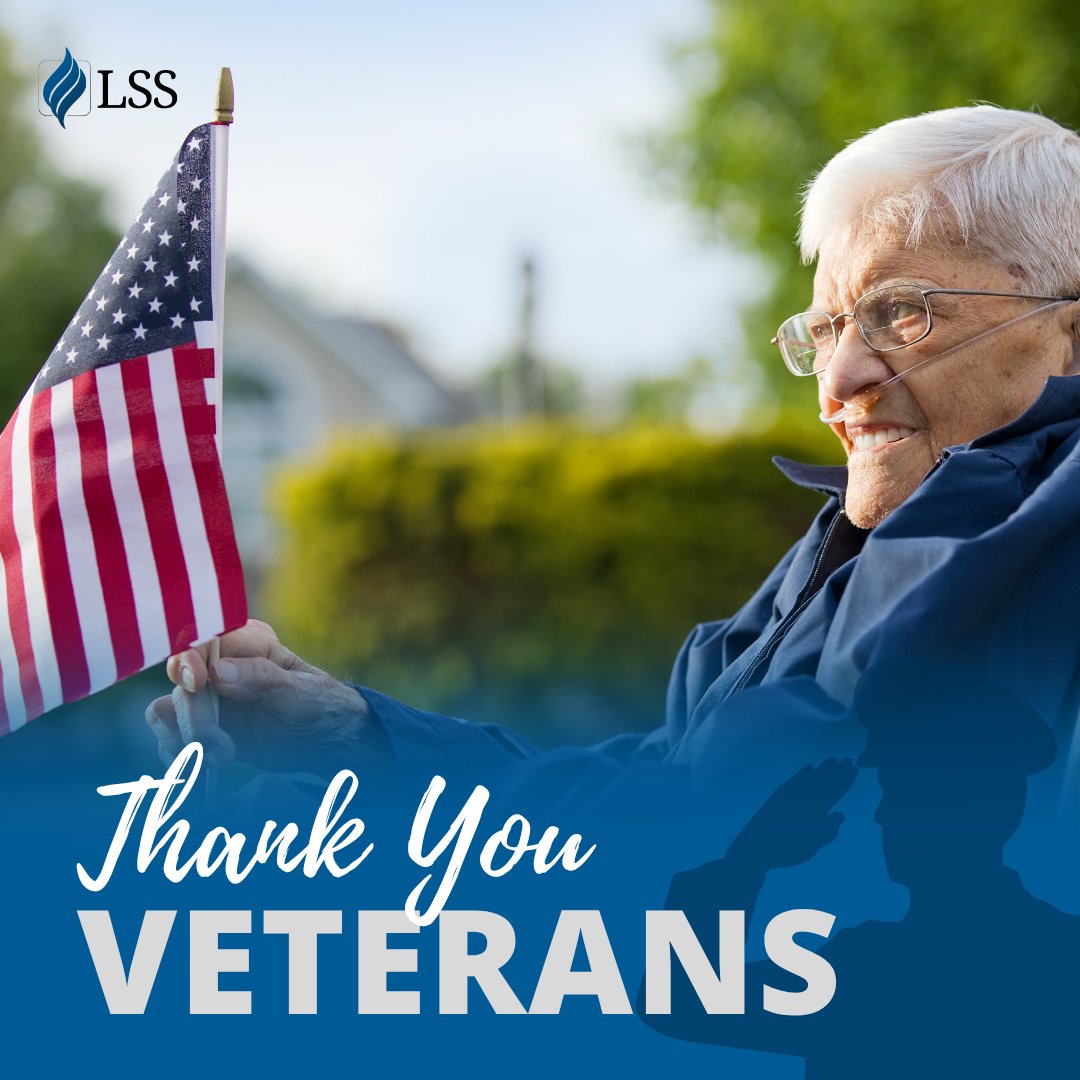 On #VeteransDay, we honor the courage, service, and sacrifice of those who have defended our country. LSS is grateful for the veterans and military families who continue to strengthen our communities with their leadership, dedication, and resilience.

#ThankYouVeterans