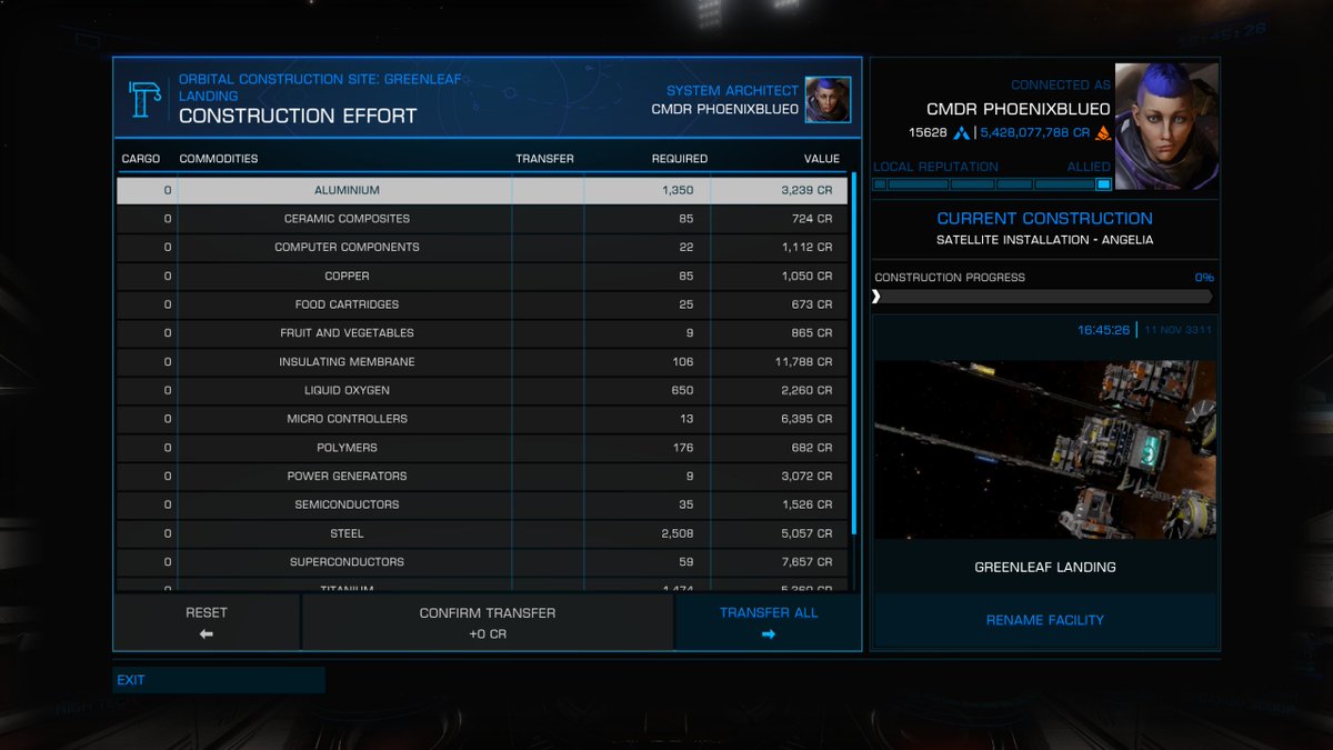 PhoenixBlue0's tweet photo. @EliteDangerous Unless you get a satellite installation instead. GG Frontier. https://t.co/XcT2pFsW8X