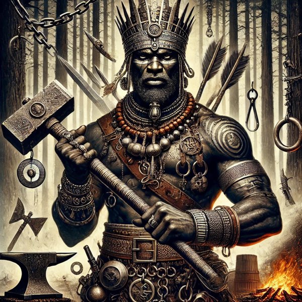 MelkiJRussell's tweet image. Ogun / Ochosi
As'e