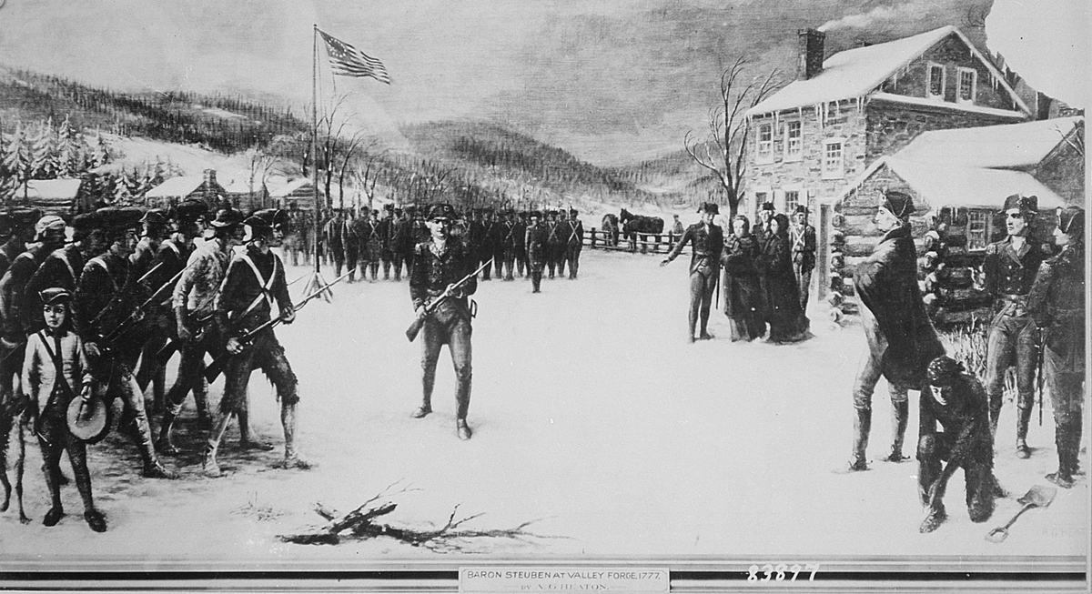 Baron von Steuben at Valley Forge, 1777.

Friedrich Wilhelm von Steuben’s impact on the American Revolution was both immediate and enduring, shaping the very foundation of the United States military tradition. Born in Prussia in 1730, von Steuben had served as a staff officer