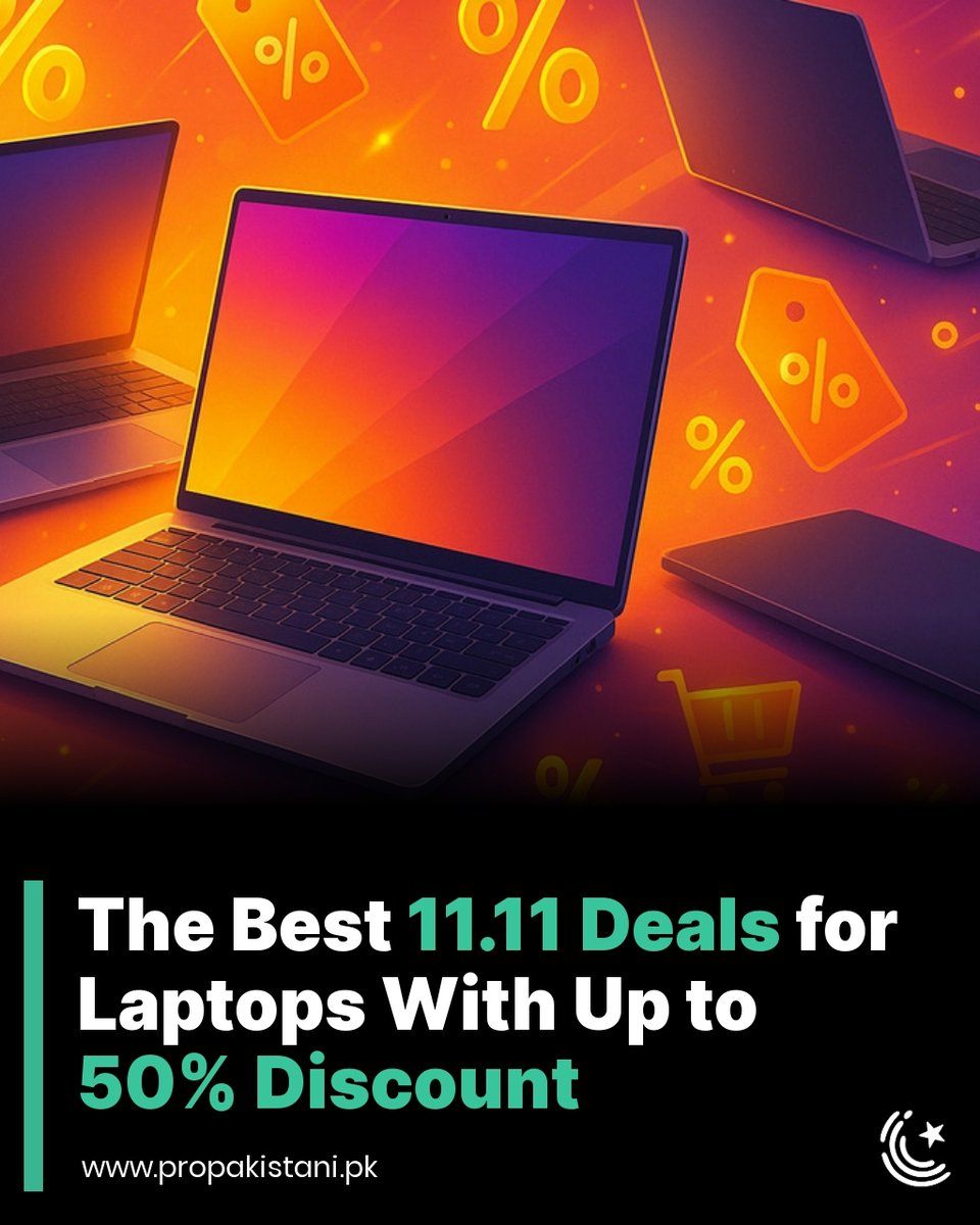 ProPakistaniPK's tweet image. Daraz is offering an additional 30% off on several bank card options. 

Read More:  propakistani.pk/2025/11/11/the… 

#11.11 #11.11Deals #Laptops #Daraz