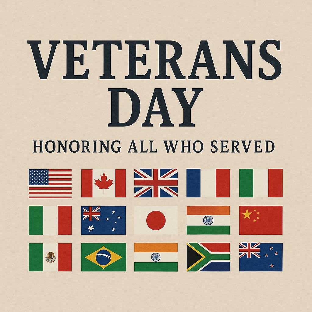 JefeTOKEN's tweet image. 🇺🇸Today we pause to honor every veteran the brave souls who stood for freedom, courage, and country.
Your sacrifice echoes through generations, reminding us that liberty has a pric and gratitude has no end.
🎖️ Thank you for your service.
#VeteransDay #HonorAndRespect #NeverForget