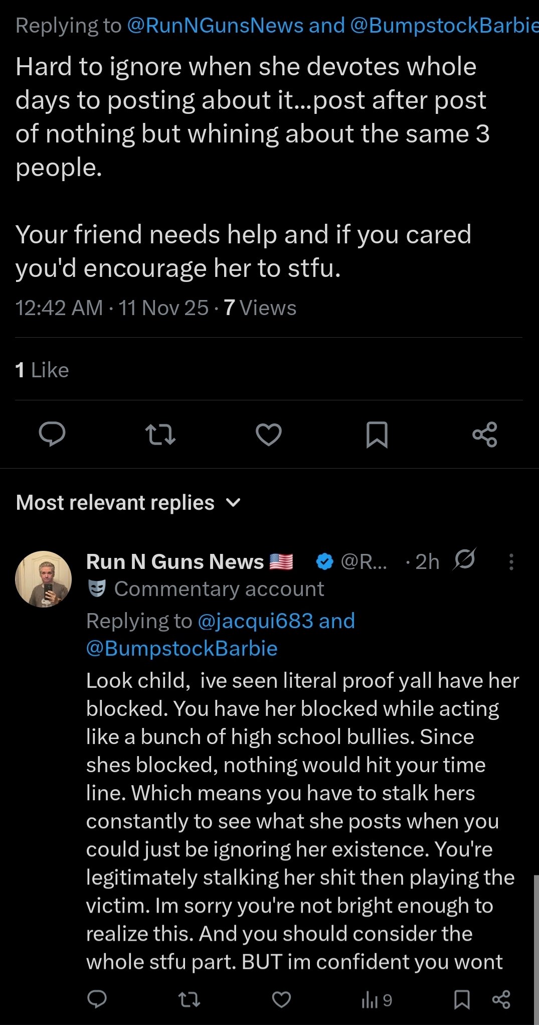@BumpstockBarbie maybe shes done embarrassing herself https://t.co/sq37HYD7GI