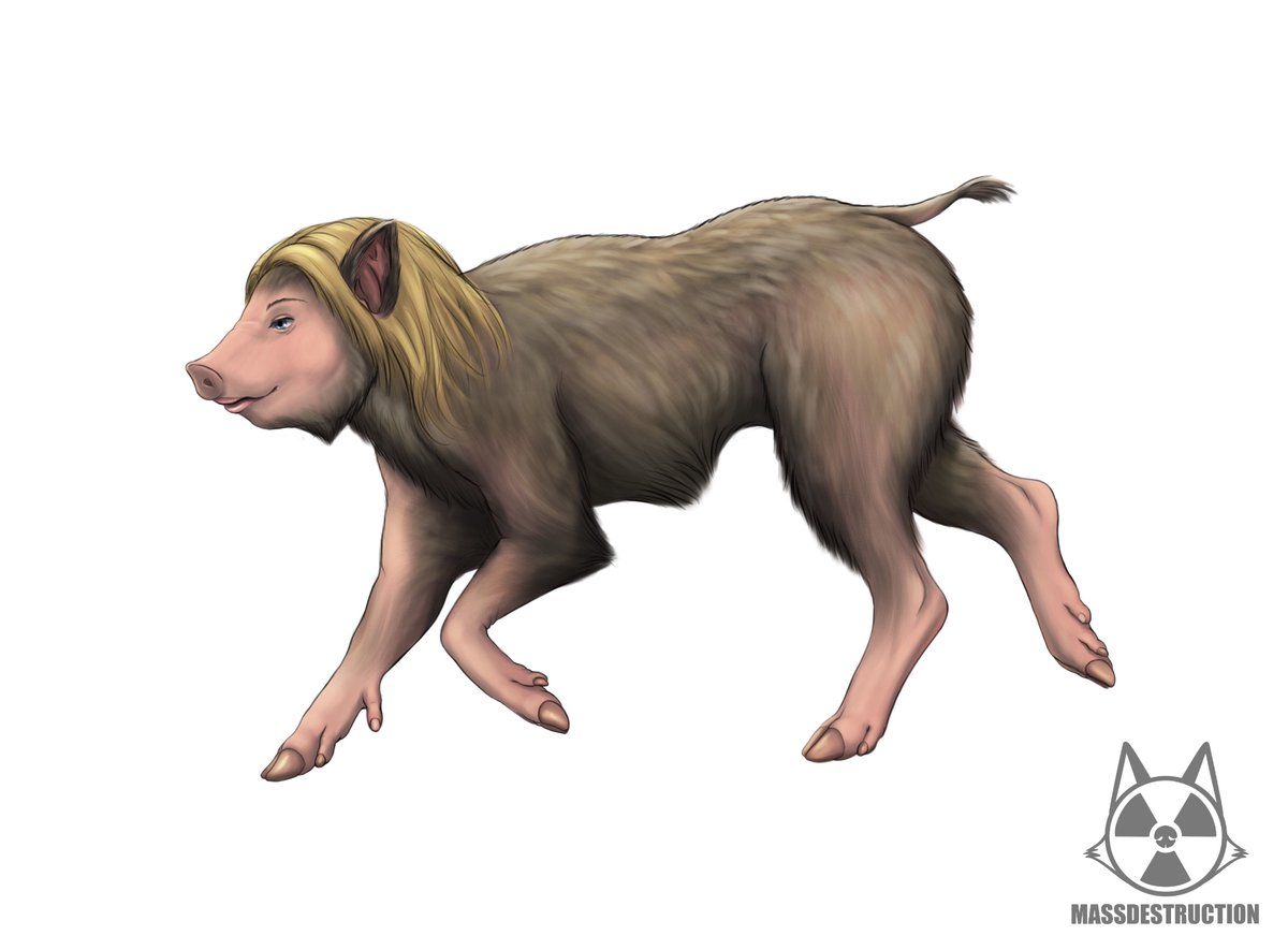 Woman in the late stages of a wild boar transformation.

Painted sketch during a livestream on the discord!

Like my art? Check out where to find me! linktr.ee/massdestruct...

#tf #tftuesday #transfur #tfeveryday #transformation