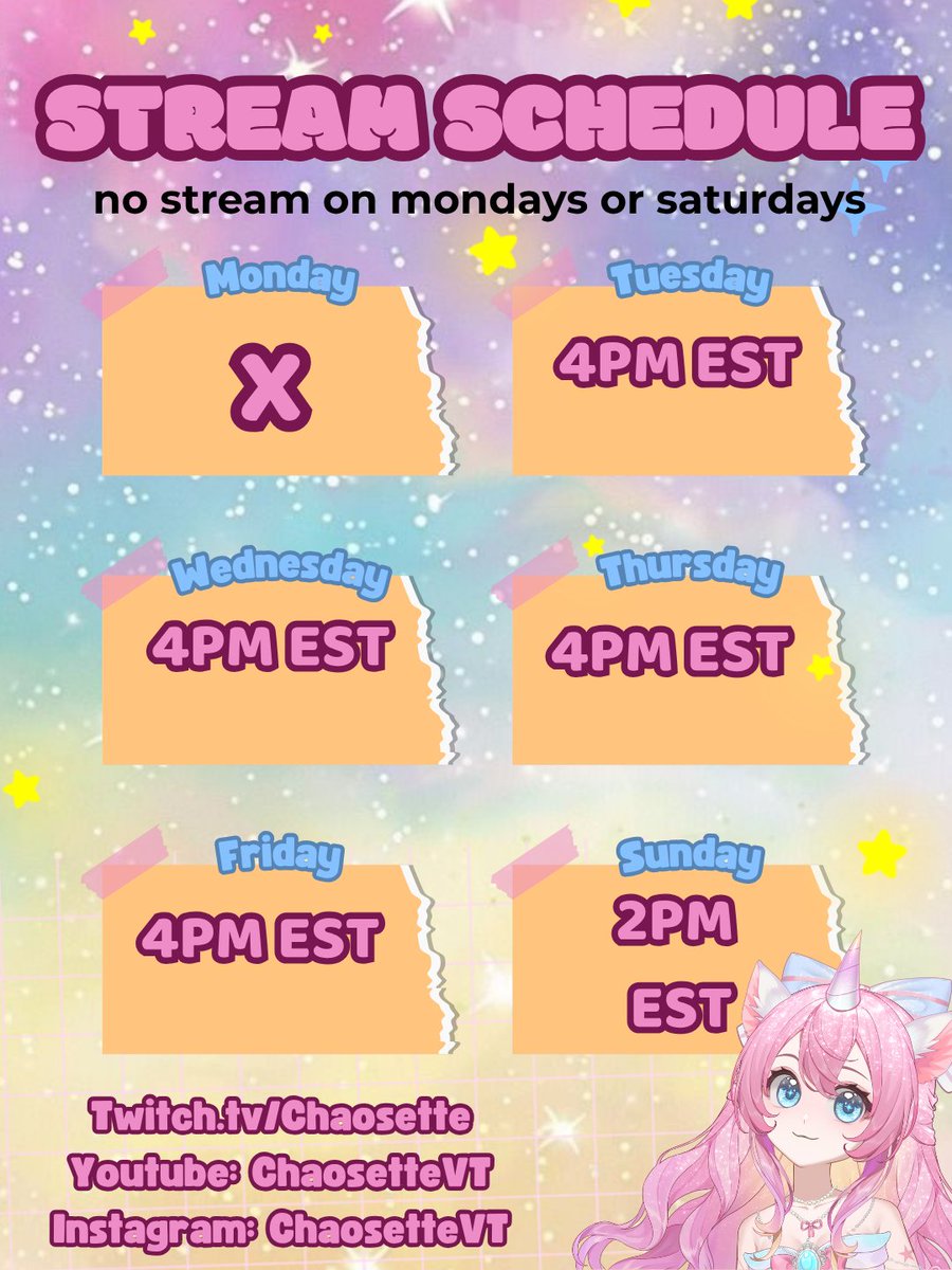 Chaosette | Vtuber tweet media