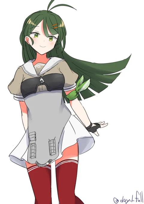 杉 #艦これ版深夜の真剣お絵描き60分一本勝負 #艦これ版真剣お絵描き60分一本勝負_20251111