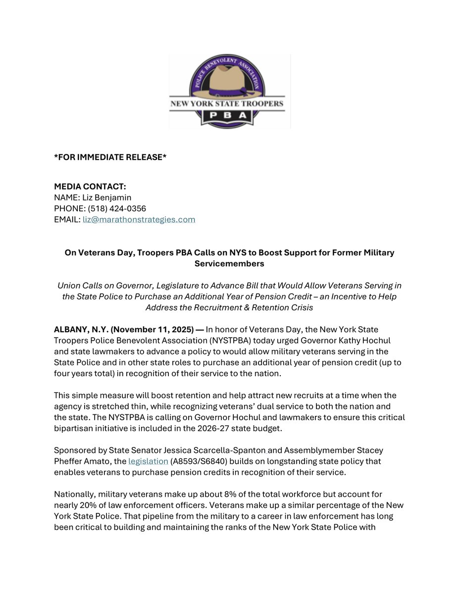 NYS TROOPERS PBA tweet media