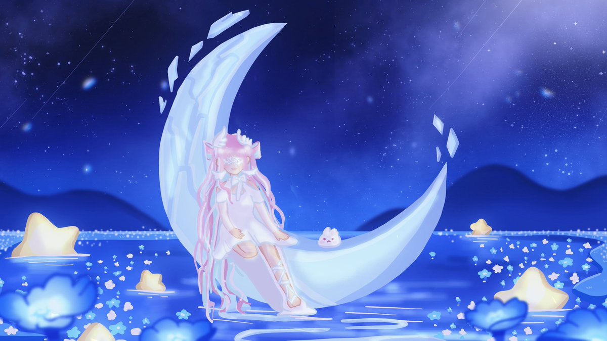 something_awk's tweet image. Last minute cover by chizu, please check it out! Had the honor of doing the art for it! I’m actually super proud of this background 🥺✨ also tried using that new trendy art tip!!