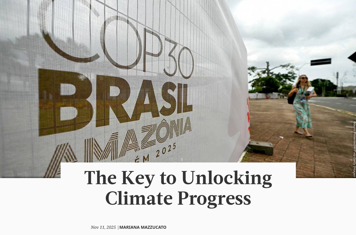 The world isn't short of climate targets or commitments. What's missing is the ability to turn investments into tangible outcomes: state capacity to implement and coordinate action.

That’s why this week’s COP30 must be a Solutions COP focused on delivery, not just declarations.